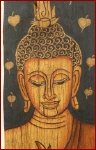 beschilderd boeddha paneel